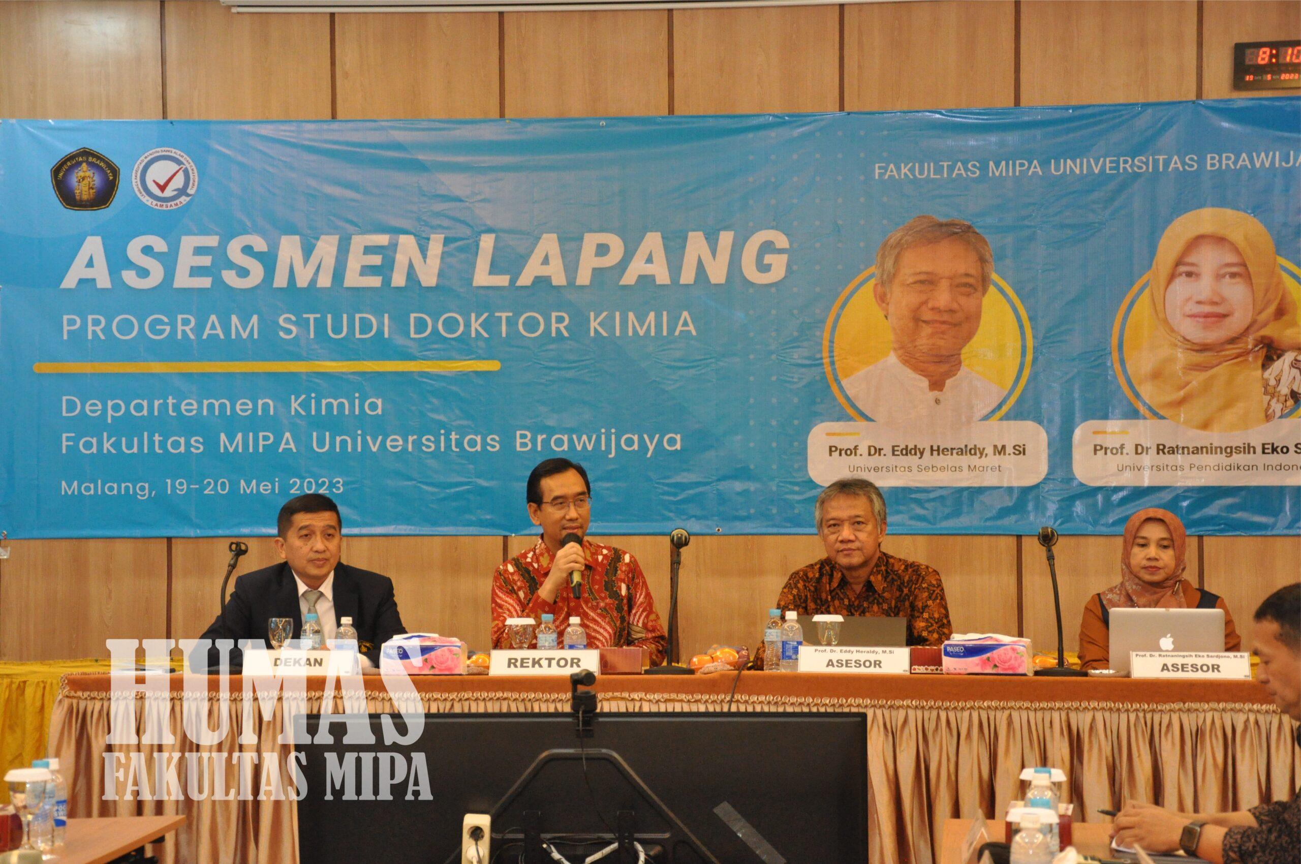 Fmipa Terima Visitasi Lapang Prodi S3 Kimia Fakultas Mipa